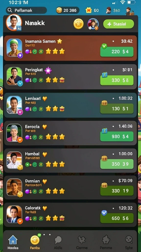 Tampilan antarmuka 11TBET yang menarik dan intuitif.