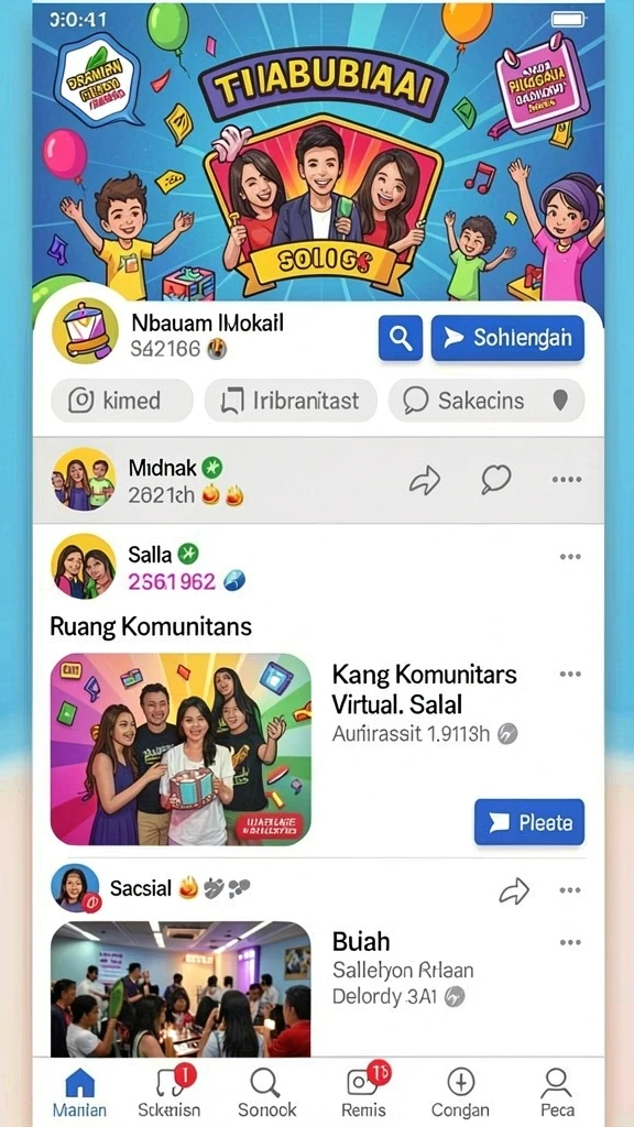 Tampilan antarmuka yang ramah pengguna.