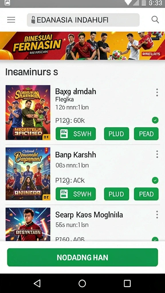 Screenshot menunjukkan karakter utama dalam aksi.