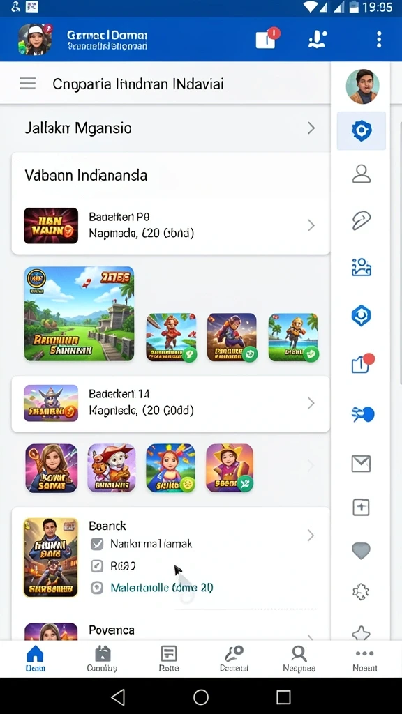 Tampilan antarmuka yang intuitif dan menarik.