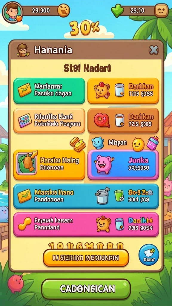 Banyak pilihan permainan dengan kategori beragam.