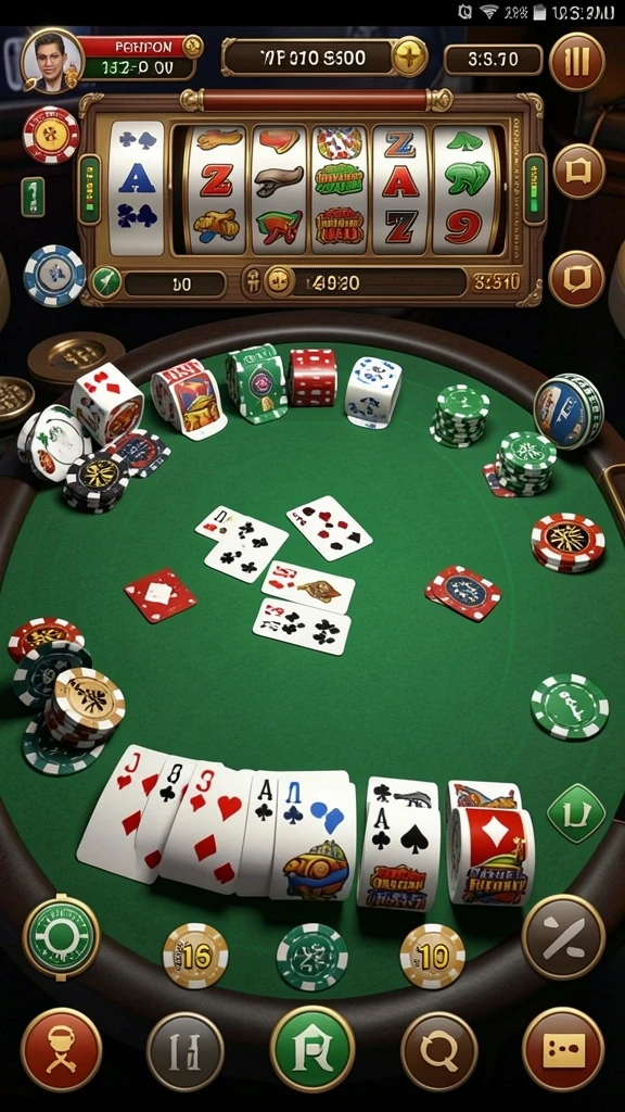 Screenshot menunjukkan tampilan antarmuka utama DANAGAME yang menarik.