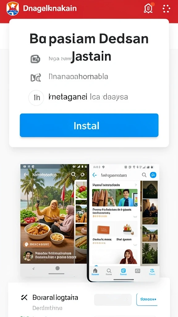Tampilan karakter utama dalam aksi.
