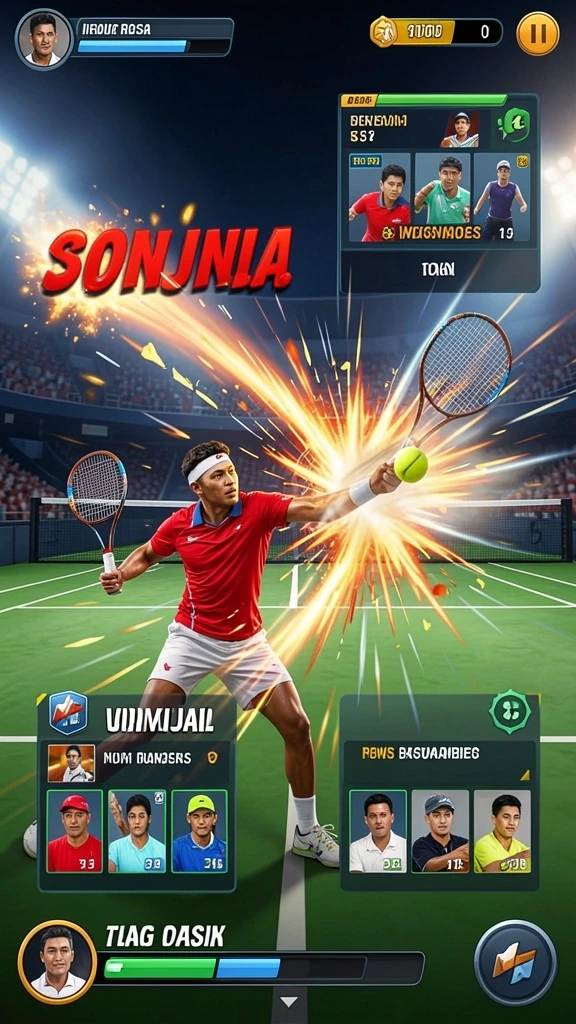 Ilustrasi pemain yang bersaing dalam mode multiplayer.