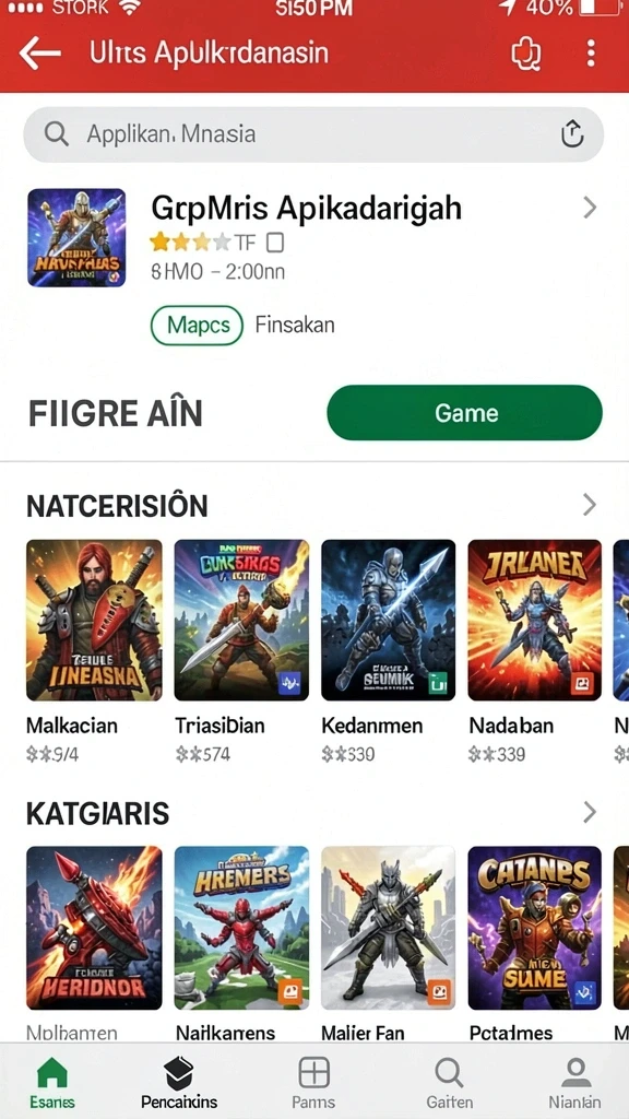 Tampilan grafis yang memukau dan penuh warna.