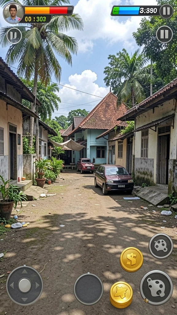 Tampilan awal permainan KEBUNTOTO yang menarik.