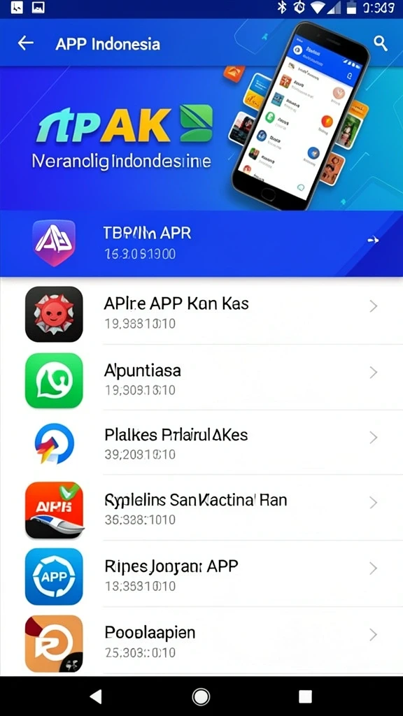 Tampilan antarmuka aplikasi yang modern dan user-friendly.