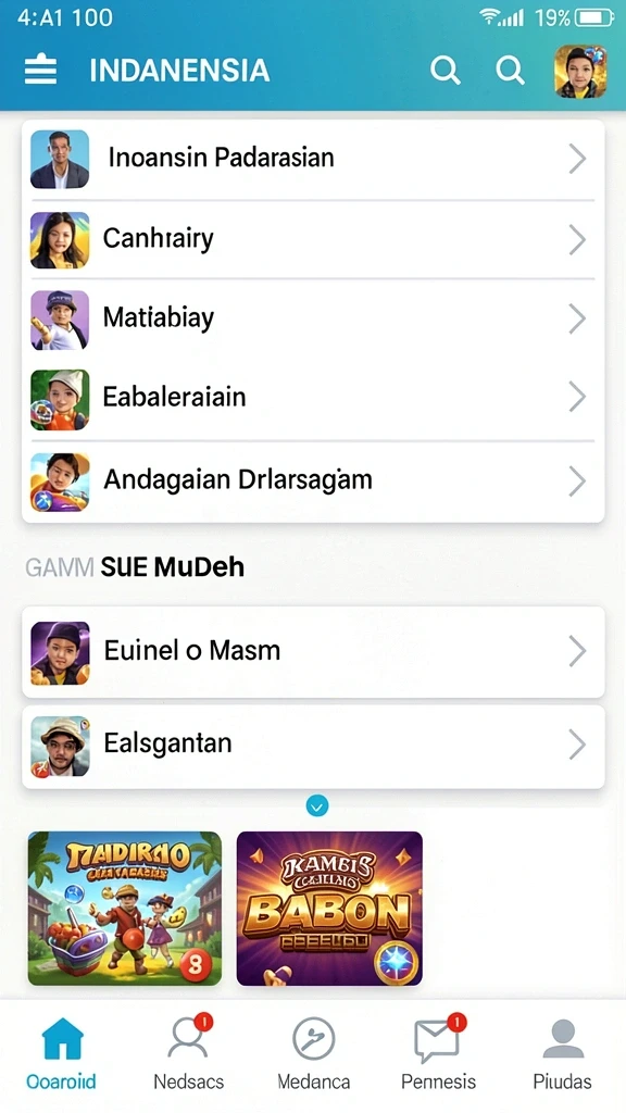 Tampilan antarmuka yang intuitif dan mudah dinavigasi.