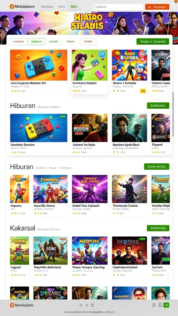 Karakter unik dengan kemampuan menarik.
