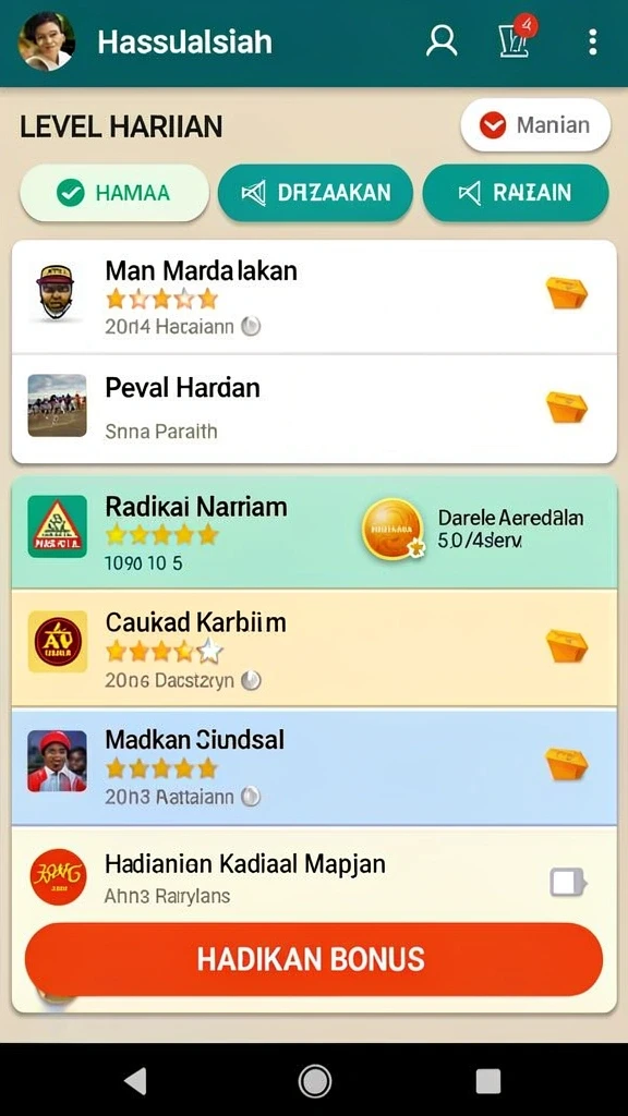 Beragam tema permainan slot yang seru.