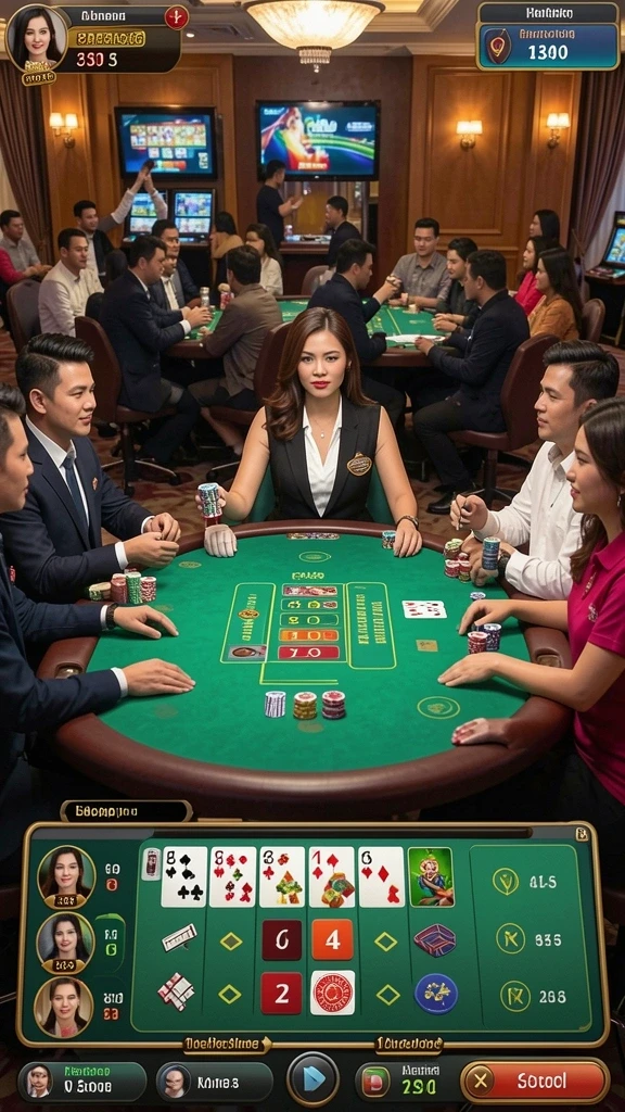 Tampilan utama LUCKYMINO dengan level yang menarik.