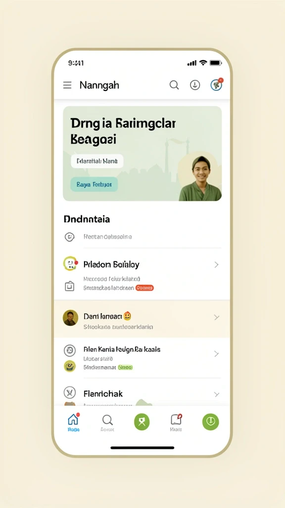 Tampilan antarmuka LUCUBET yang menarik dan navigasi mudah.