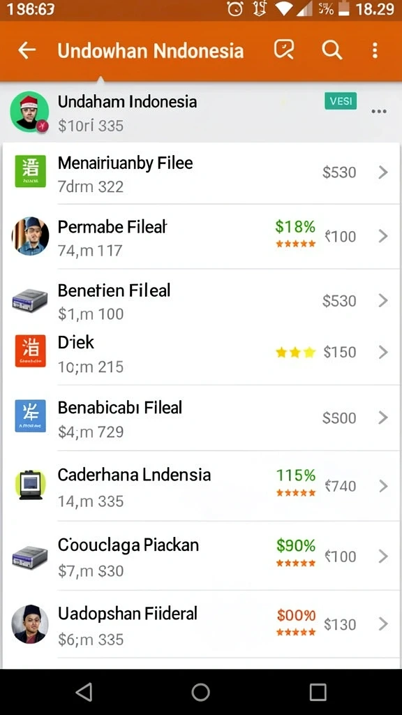 Tampilan antarmuka yang intuitif dan menarik.