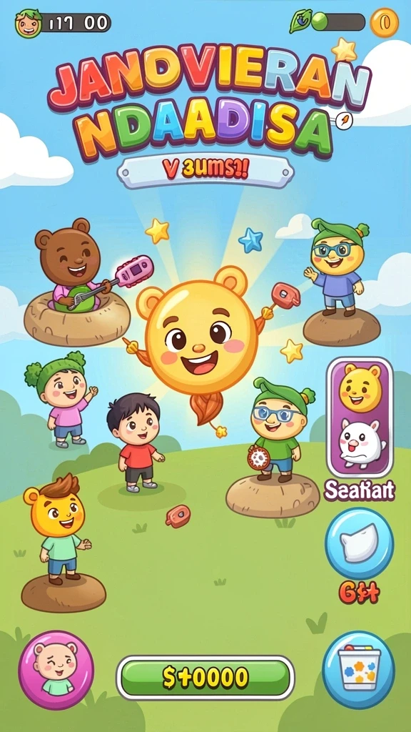 Screenshot memperlihatkan salah satu level baru yang menantang.