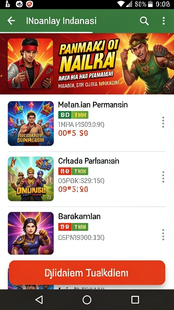 Tampilan antarmuka yang user-friendly dan menarik.