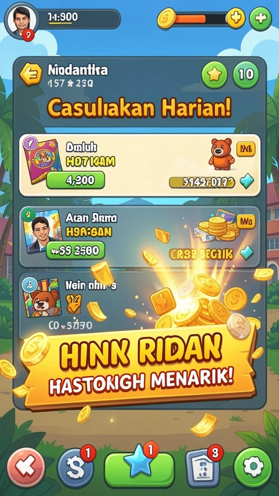 Dapatkan banyak karakter unik di dalam game.
