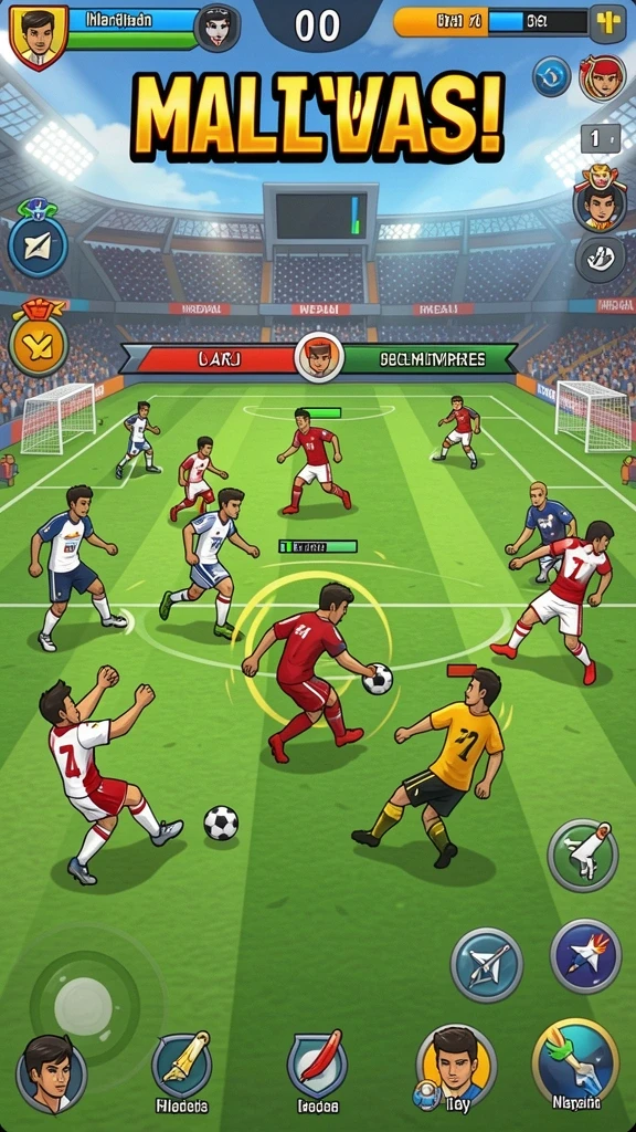 Screenshot menunjukkan tampilan awal permainan yang menarik.