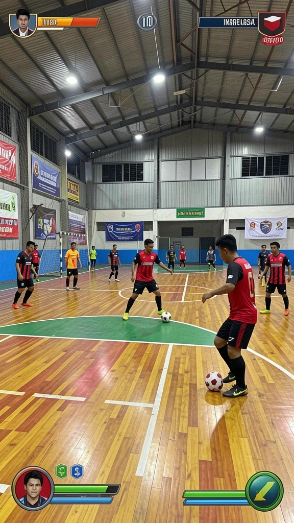Tampilan karakter utama yang siap berpetualang.