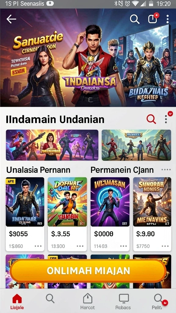 Tampilan grafis yang menawan dan warna cerah.
