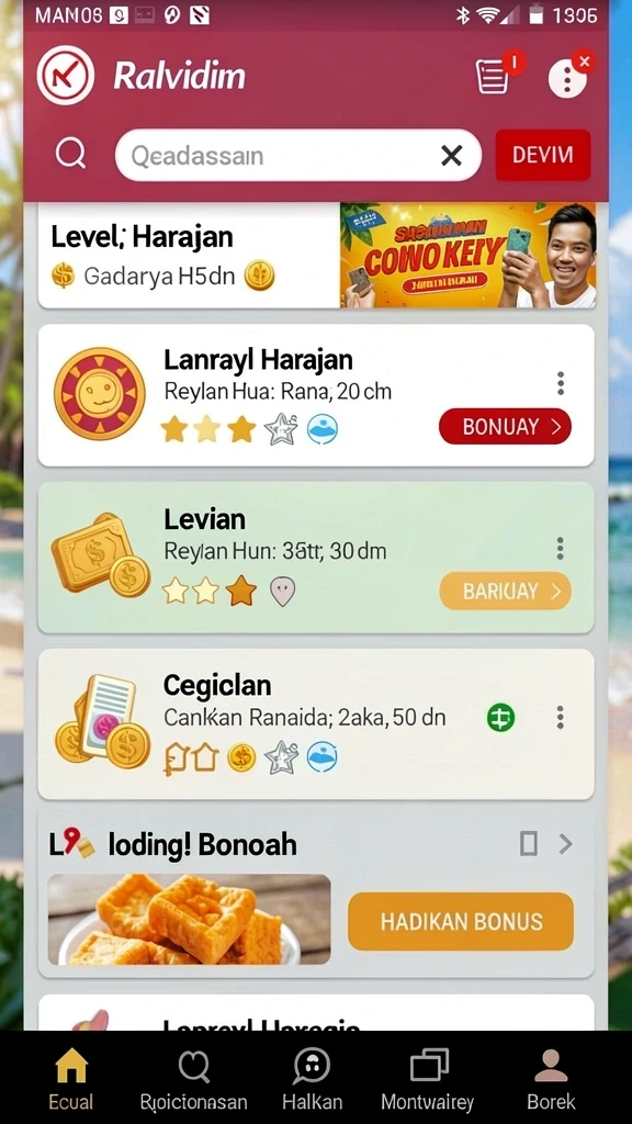 Tampilan antarmuka yang menarik dan mudah digunakan.