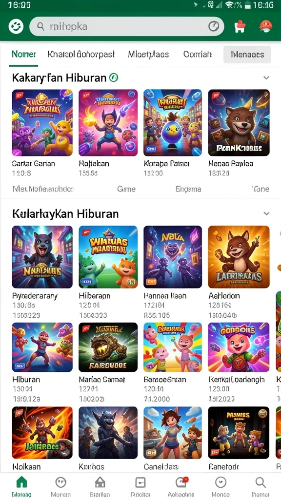 Screenshot menunjukkan karakter utama dalam pertempuran epik.