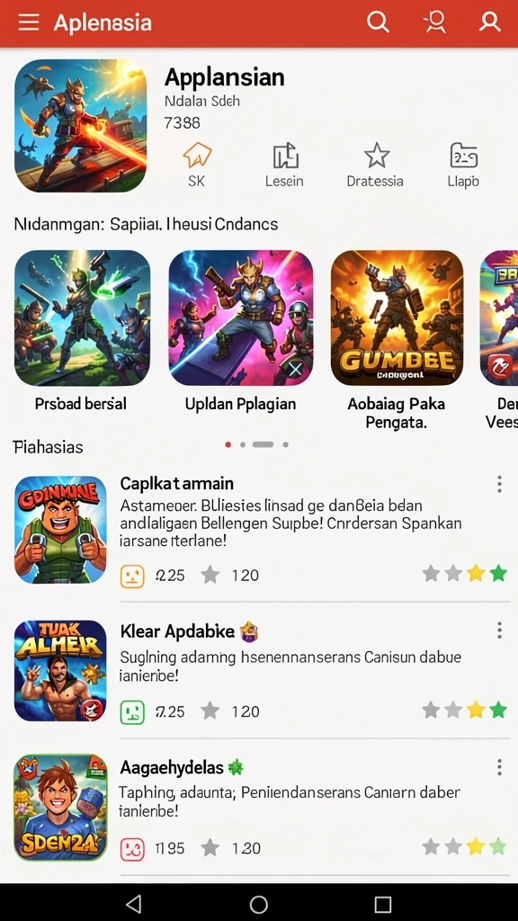 Karakter yang mendetail dengan kostum yang menarik.