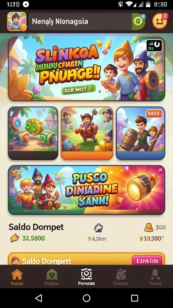 Tantangan menarik di setiap level permainan.