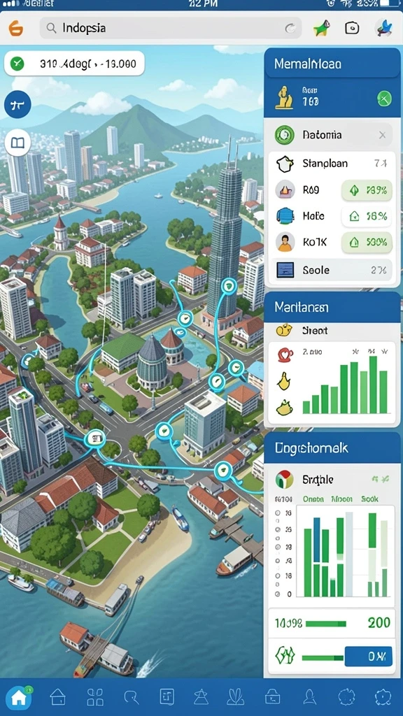 Screenshot menampilkan antarmuka pengguna yang sederhana.