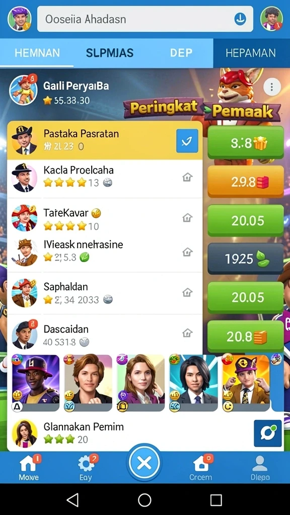 Mode permainan yang beragam dan menyenangkan.