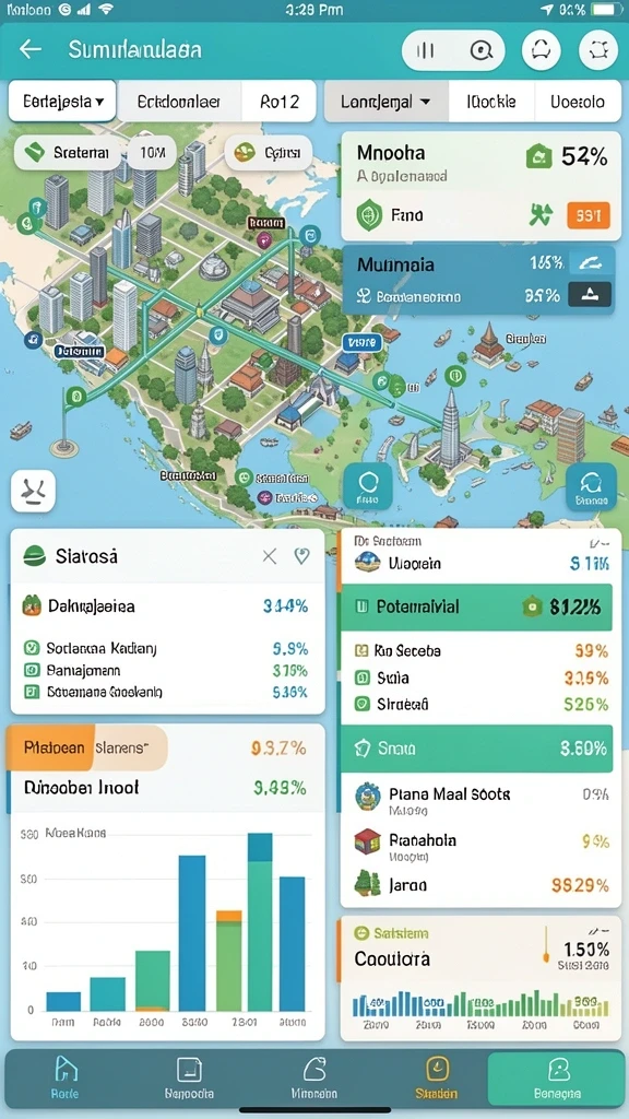 Beragam permainan dengan mode yang berbeda.