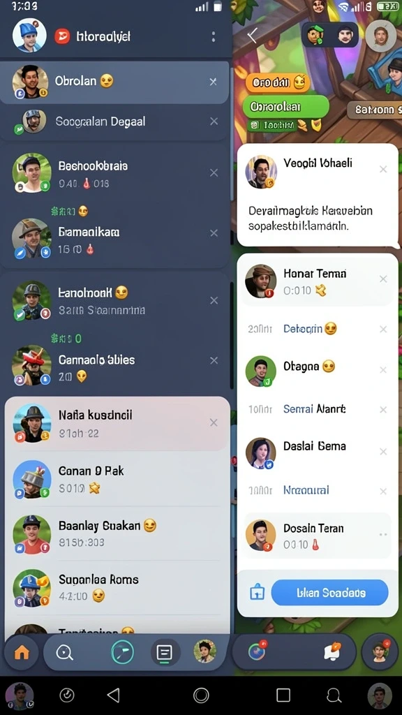 Karakter-karakter menarik dengan desain unik.