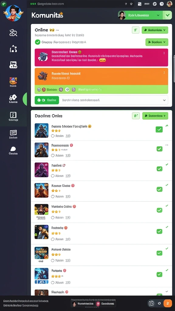 Karakter menarik dengan desain unik.